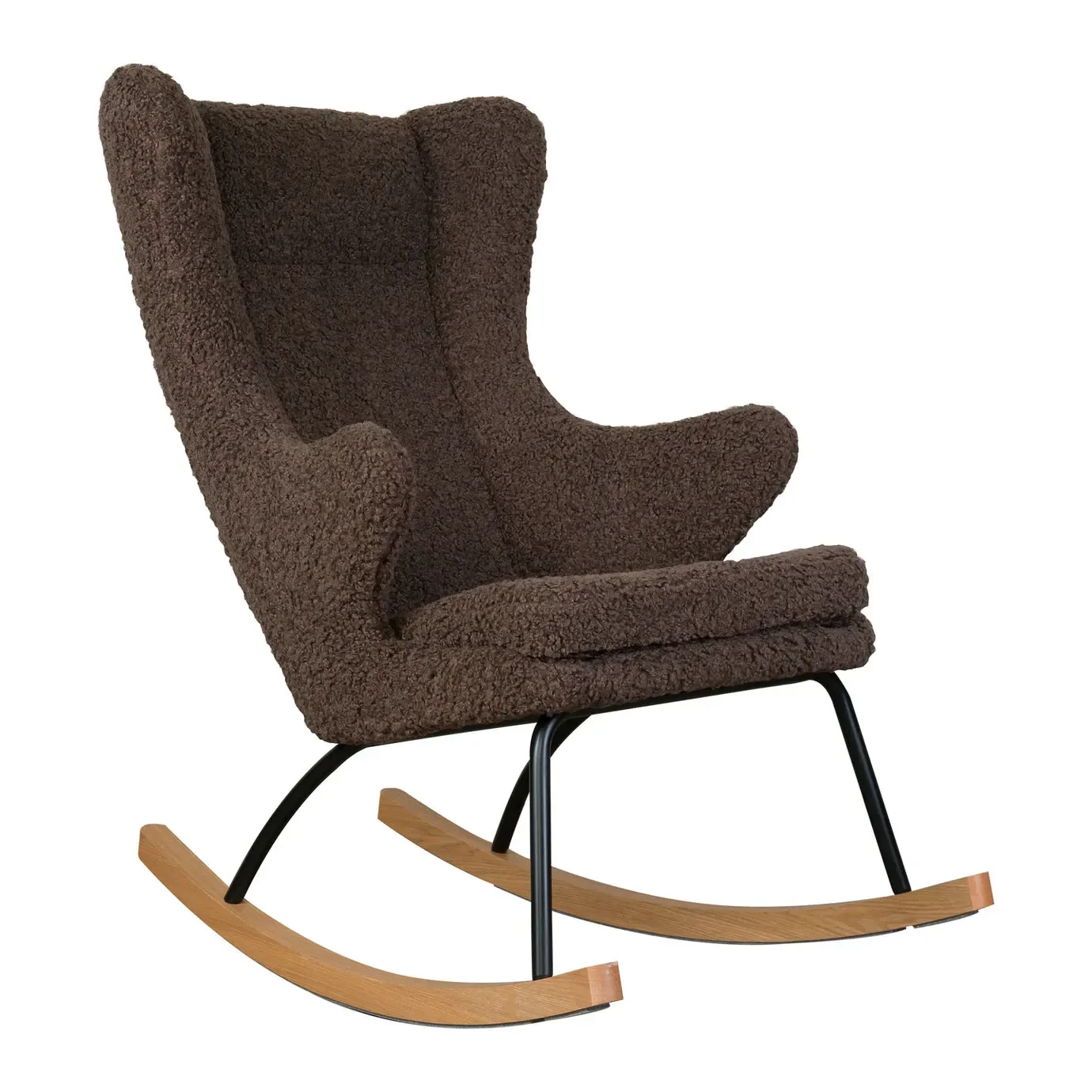 Quax Schaukelstuhl, Sessel zum Stillen - De Luxe, Farbe: Bison