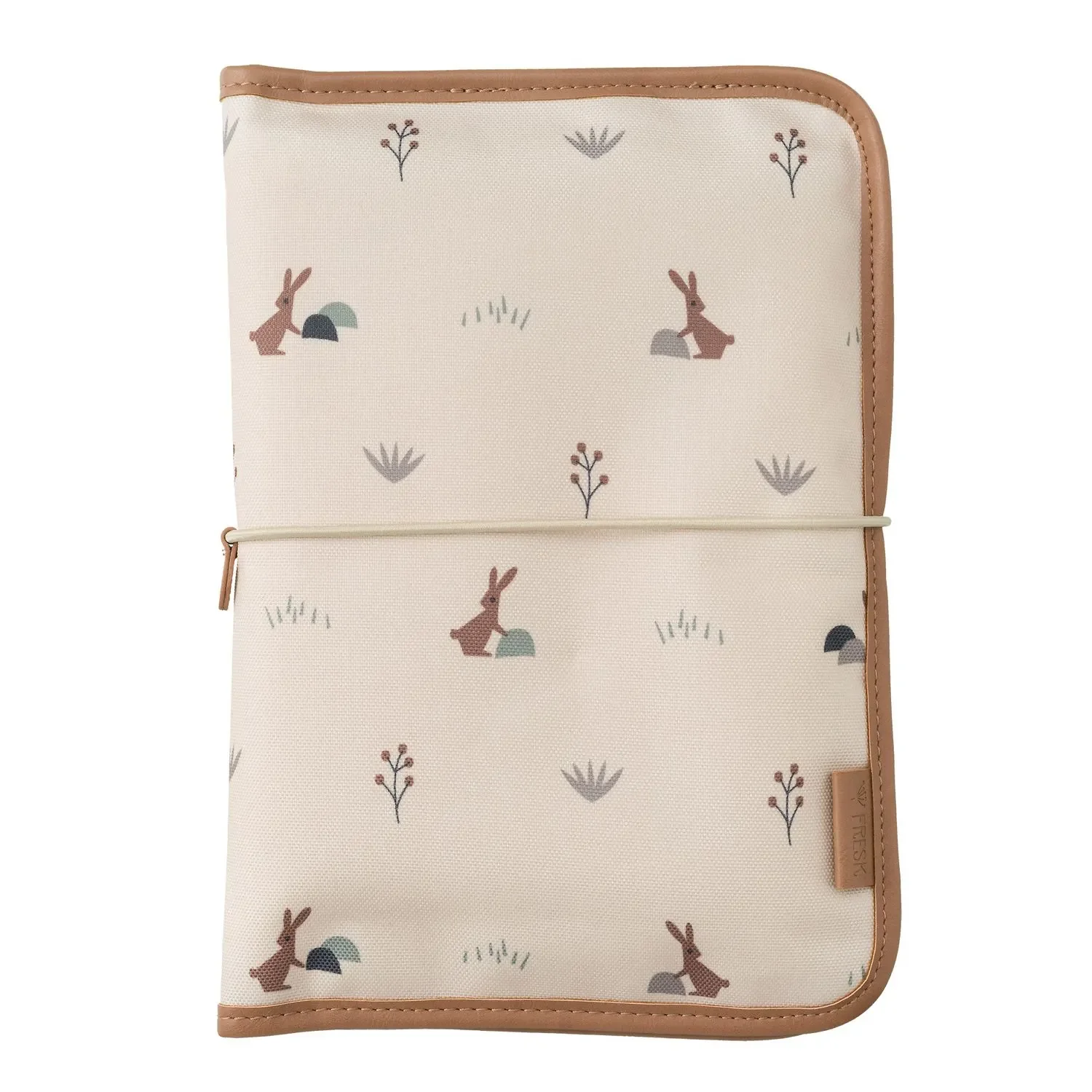 Fresk Wickeltasche unterwegs, 25x17x3 cm, Farbe: Kaninchen Sandmuschel