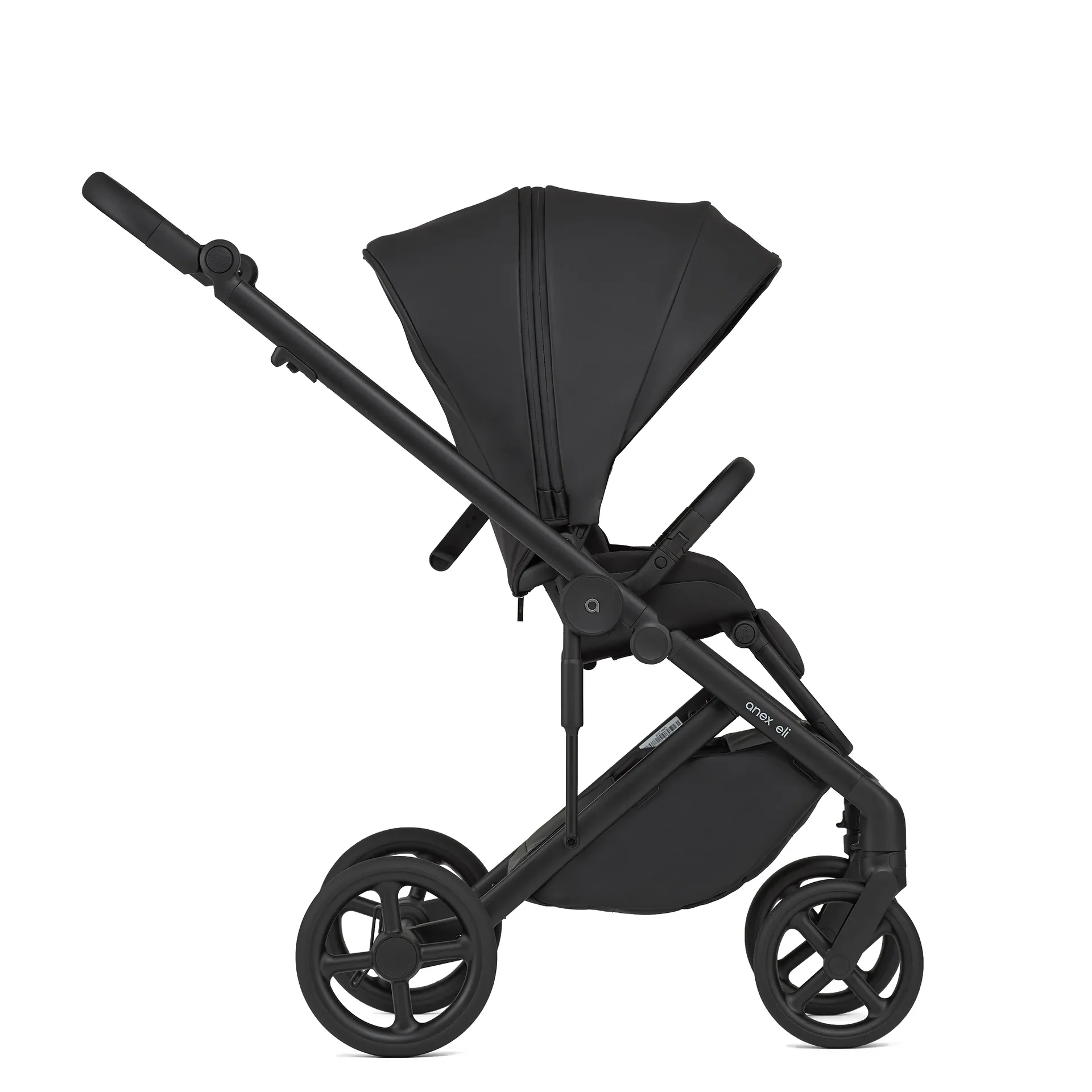Anex ELI Midnight Kombi-Kinderwagen, dunkelblau, geländetauglich, höhenverstellbar, faltbar