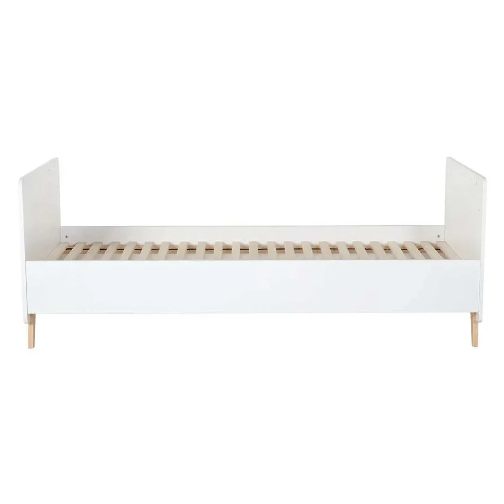 Quax Loft Babybett und Sofabett weiss 60 x 120 / 90 x 200