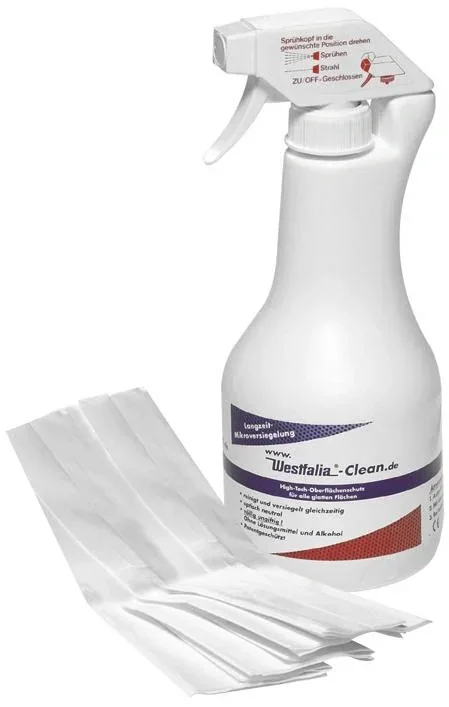 Fensterreiniger Clean,500 ml mit Vliestuch