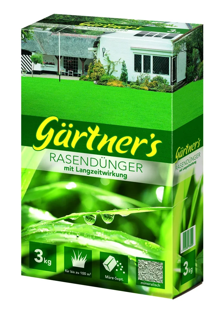 Rasendünger mit Langzeitwirkung 3 kg