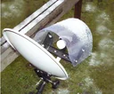 Regen- und UV-Schutz für LNBs von SAT-Anlagen