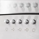 Wandhaube 756 m³/h LED 90 cm Edelstahl