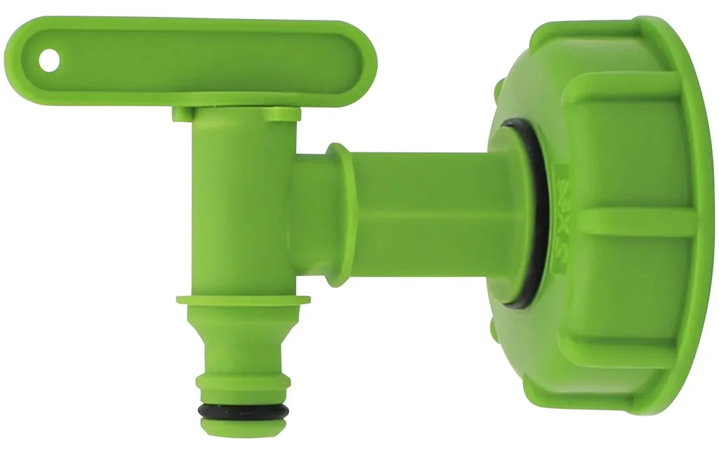 IBC Adapter 2 Zoll mit kleinem Hahn