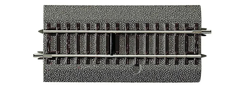 Schaltgleis mit potentialfreiem Schaltkontakt, mit Bettung, Länge 115 mm