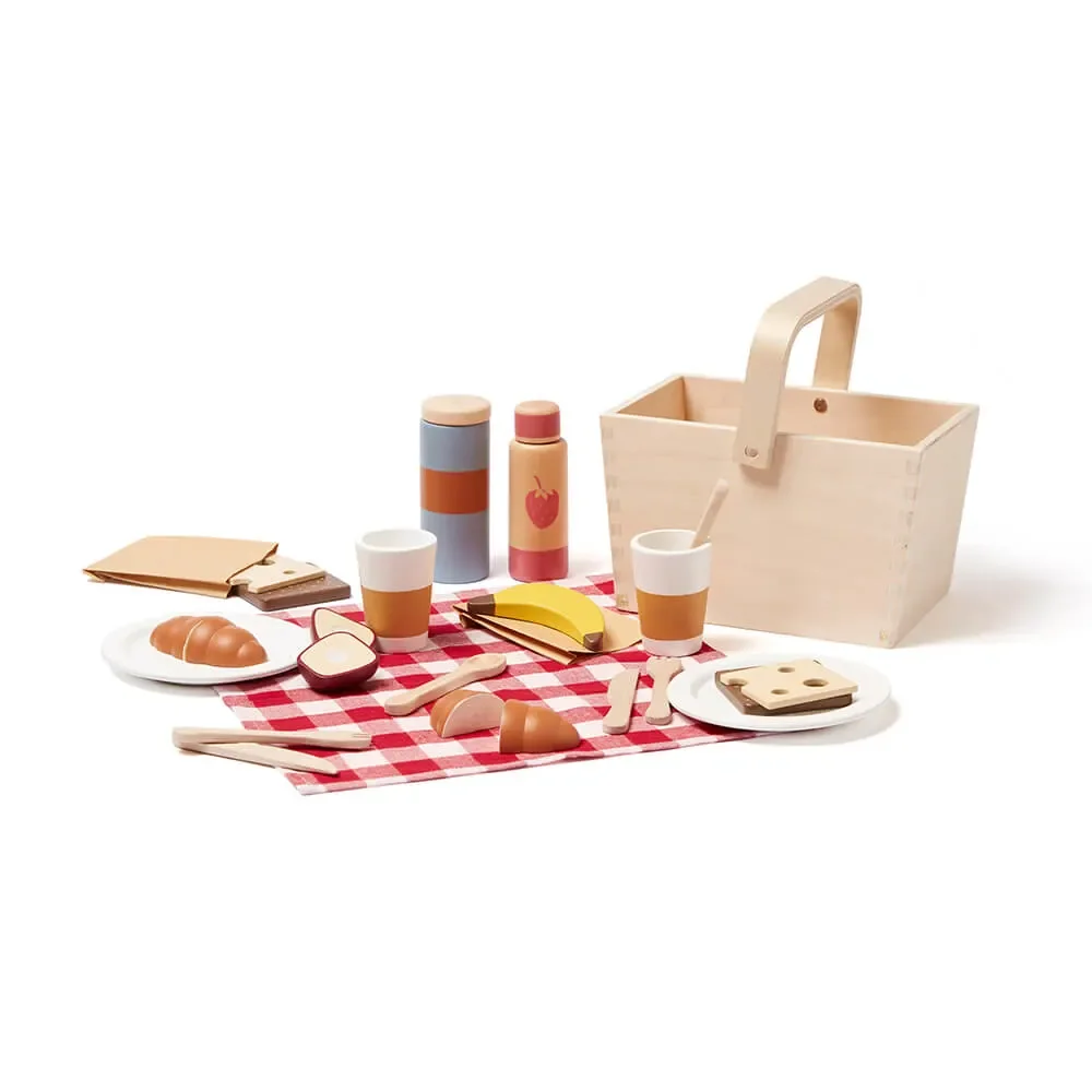 Kids Concept Kinder Spielzeug Picknick-Set Holz