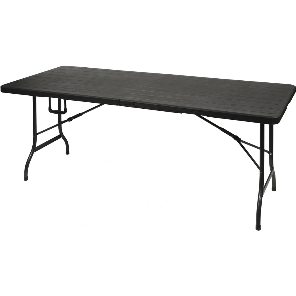 klapptisch - in holz-optik - 180 x 75 x 74 cm