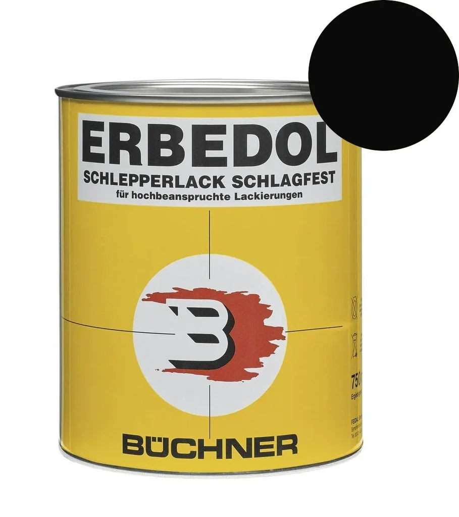 Schlepper- und Landmaschinenlack Caseih schwarz seidenglanz SL9160, ab 1986