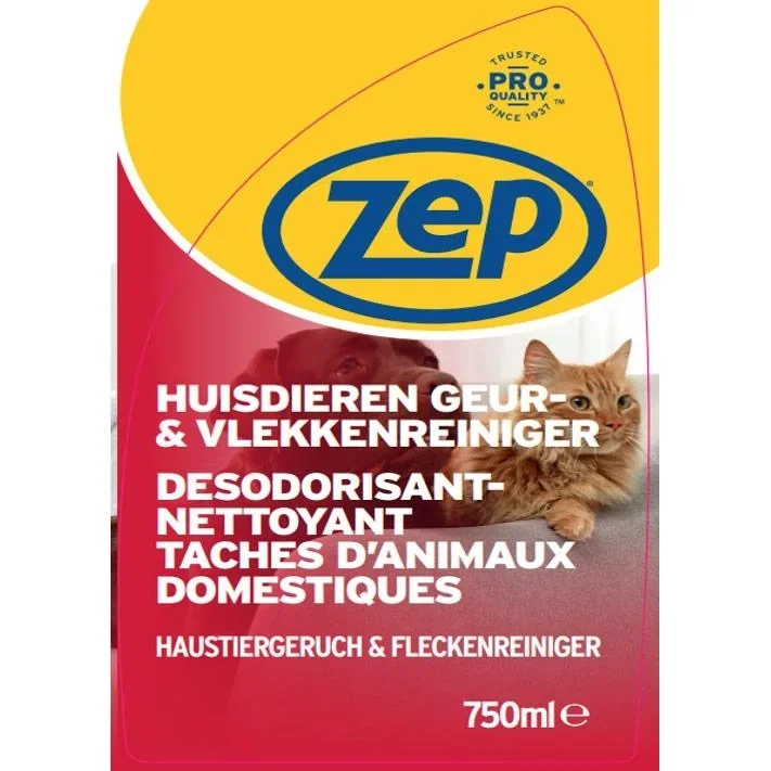 Flecken- und Geruchsentferner für Haustiere - 750ml