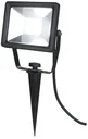 LED Flutlicht mit Erdspieß, 20 Watt