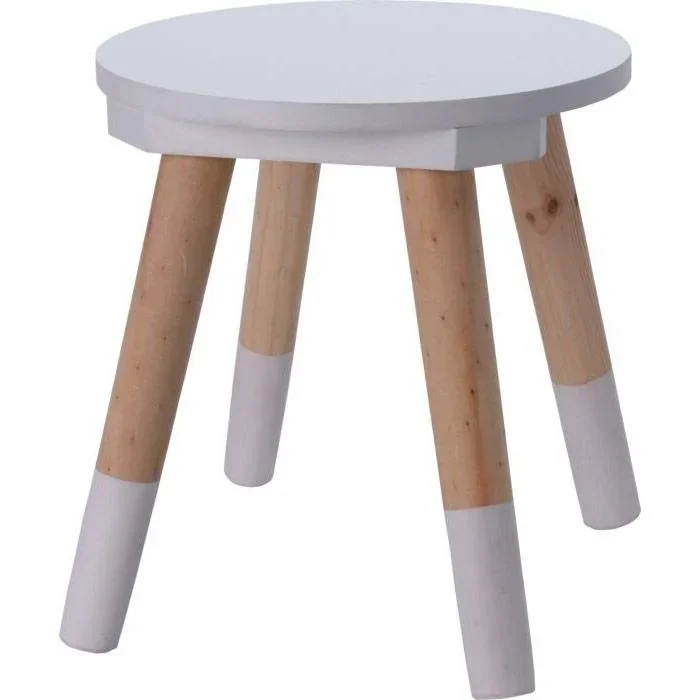 KidCollection Hocker - Weiß - 26 cm