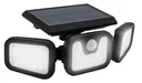 LED Solar Licht mit 3 ausrichtbaren Lichtfeldern und Bewegungsmelder