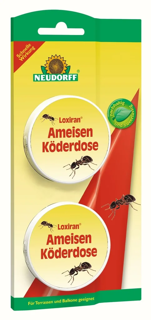 Loxiran Ameisen Köderdose aus Metall - 2 Stück