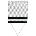 Nivellierungsnetz aus verzinktem Metall - 122 x 160 cm