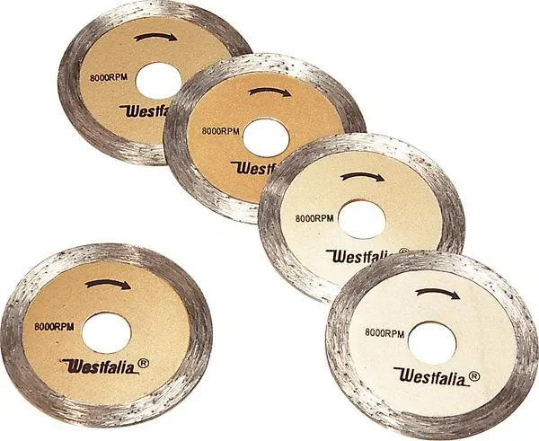 Diamant Sägeblatt Set 5 tlg. für Mini Tauchsägen