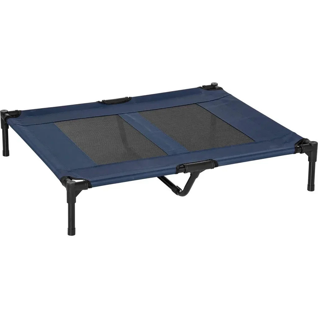 Hundeliege outdoor Schlafplatz Hundebett Hundesofa Haustierbett Katzenbett Dunkelblau 92 x 76 x 18 cm