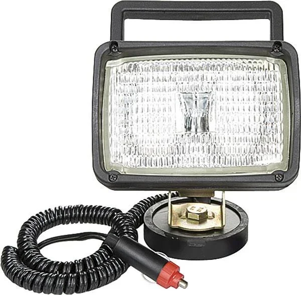 Arbeitsscheinwerfer mit Griff, Ein-/Ausschalter, ca. 2 m Kabel, Stecker 2-polig, Magnetfuß