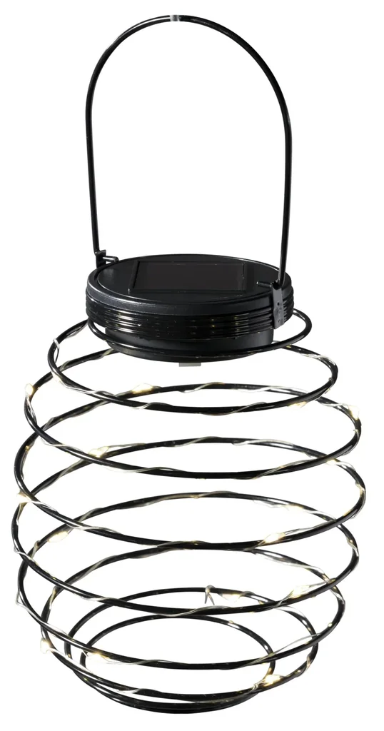 Solar LED Spirallaternen - 2 Stück