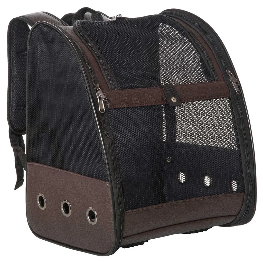 Hunderucksack Katzenrucksack klappbar mit atmungsaktivem Netzgewebe Outdoor Faltbarer Raum Katzen Hunde Tragetasche Max.