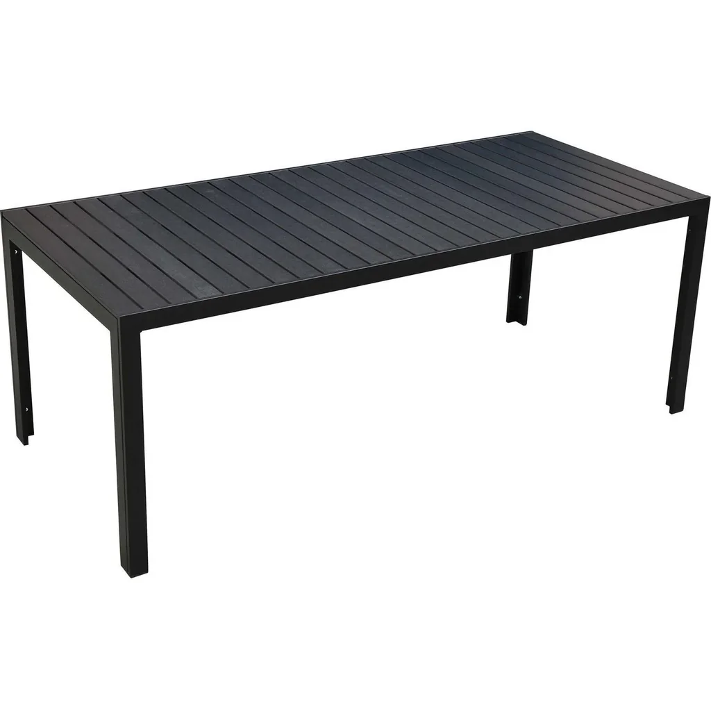 Gartentisch mit Aluminium-Rahmen