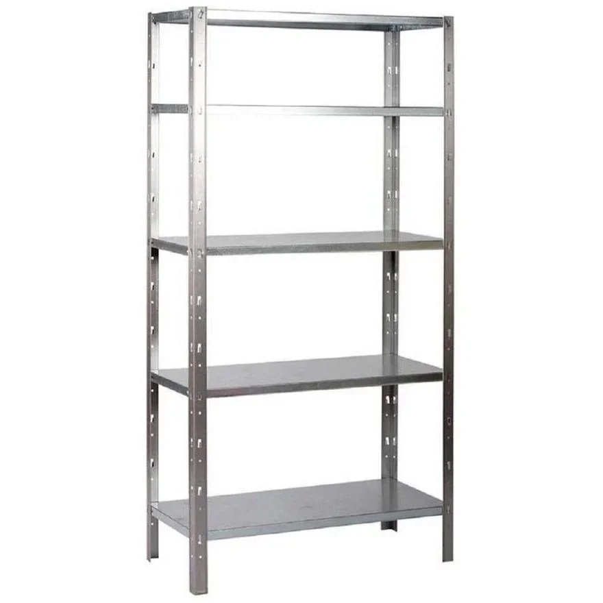 Metall-Lagerregal / Regaleinheit mit 5 Fachböden - 500kg Tragkraft - (BxTxH) 100x40x193cm - 100kg pro Fachboden