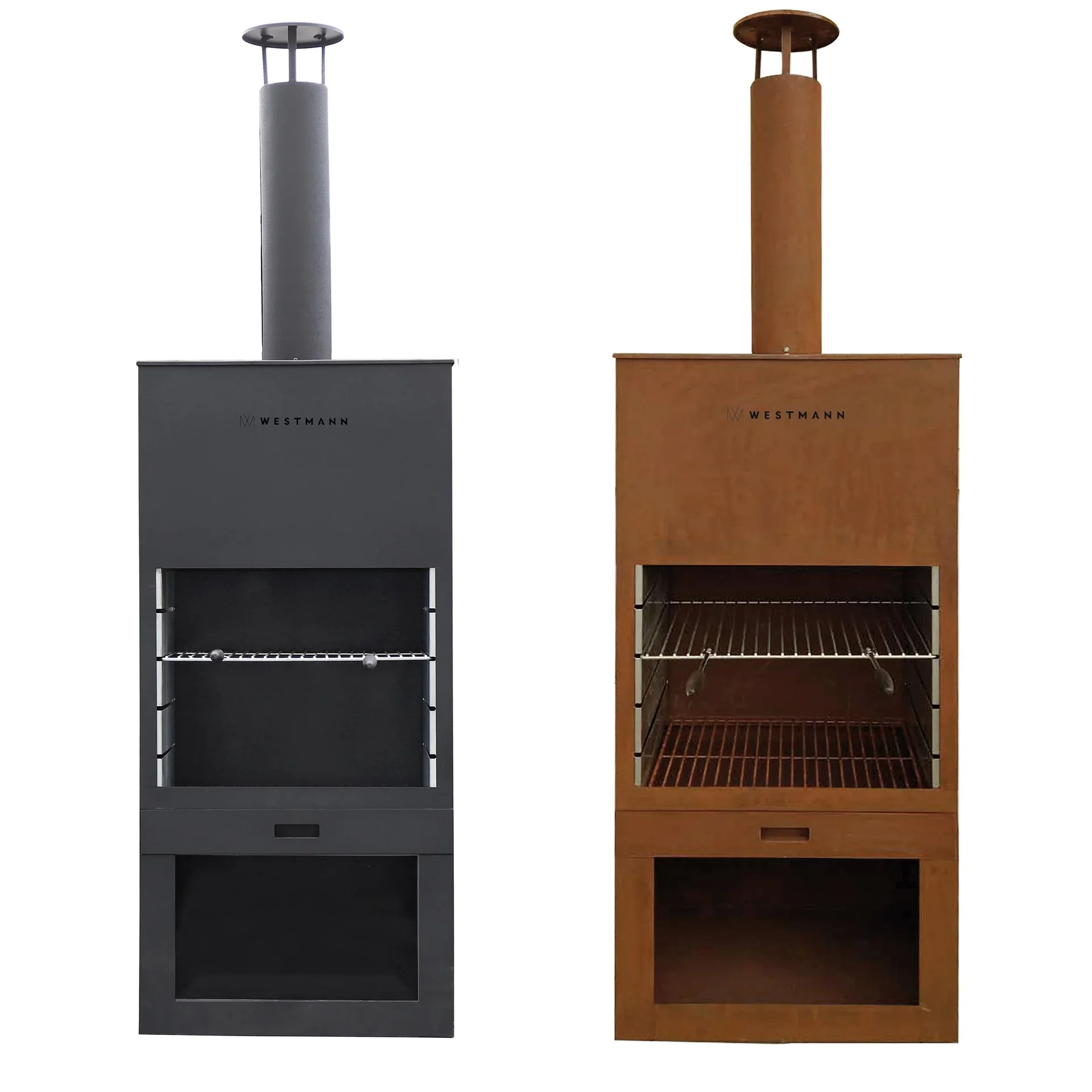 Grill und Gartenkamin rost