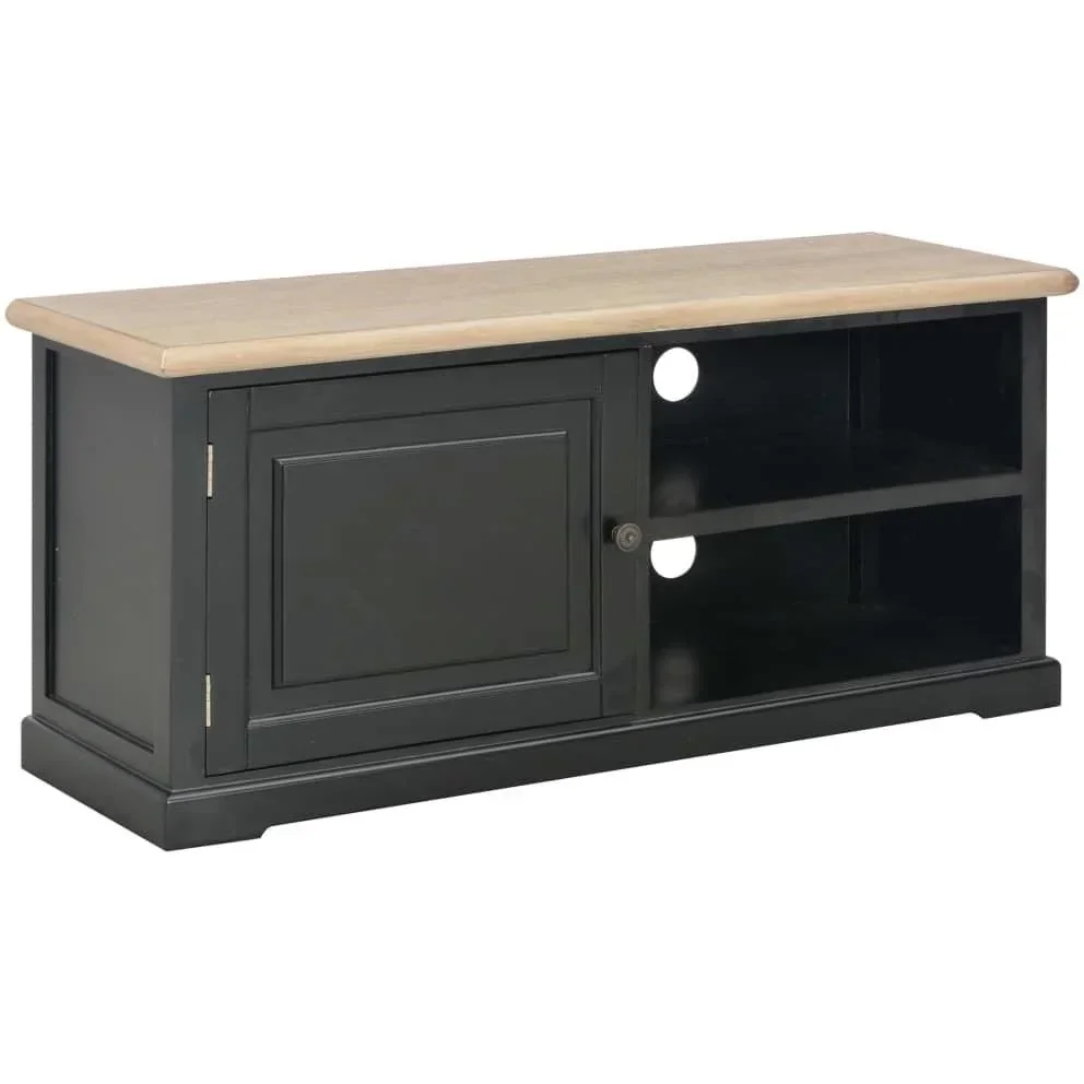 TV-Schrank 90x30x40 cm Holz schwarz