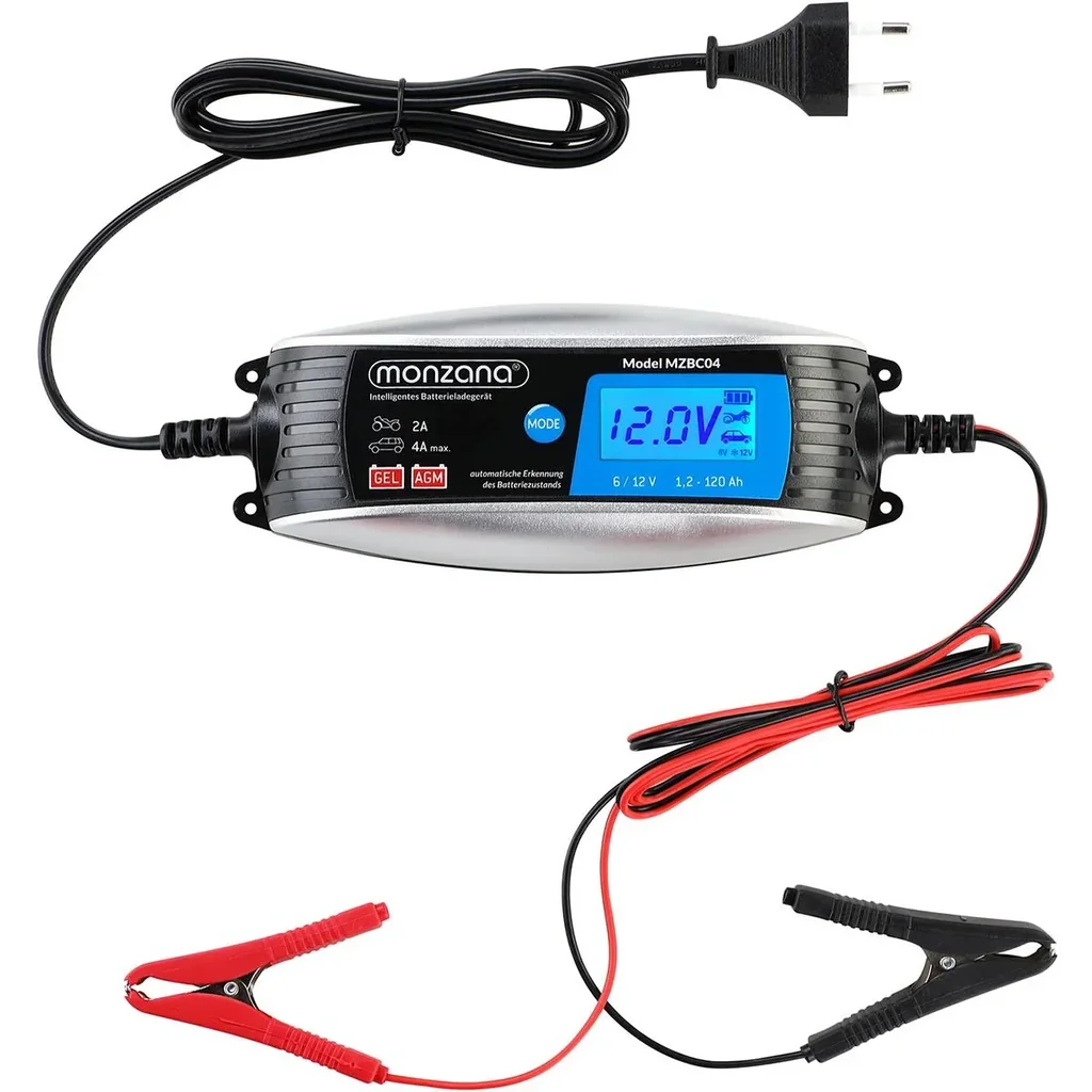 Starthilfekabel - Batterieladegerät - Auto - 6V 12V Schwarz
