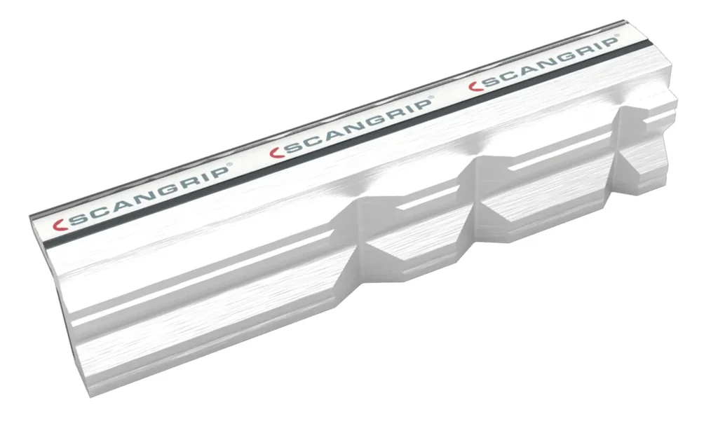Alu-Prismen-Magnet-Schraubstockbacken 125 mm