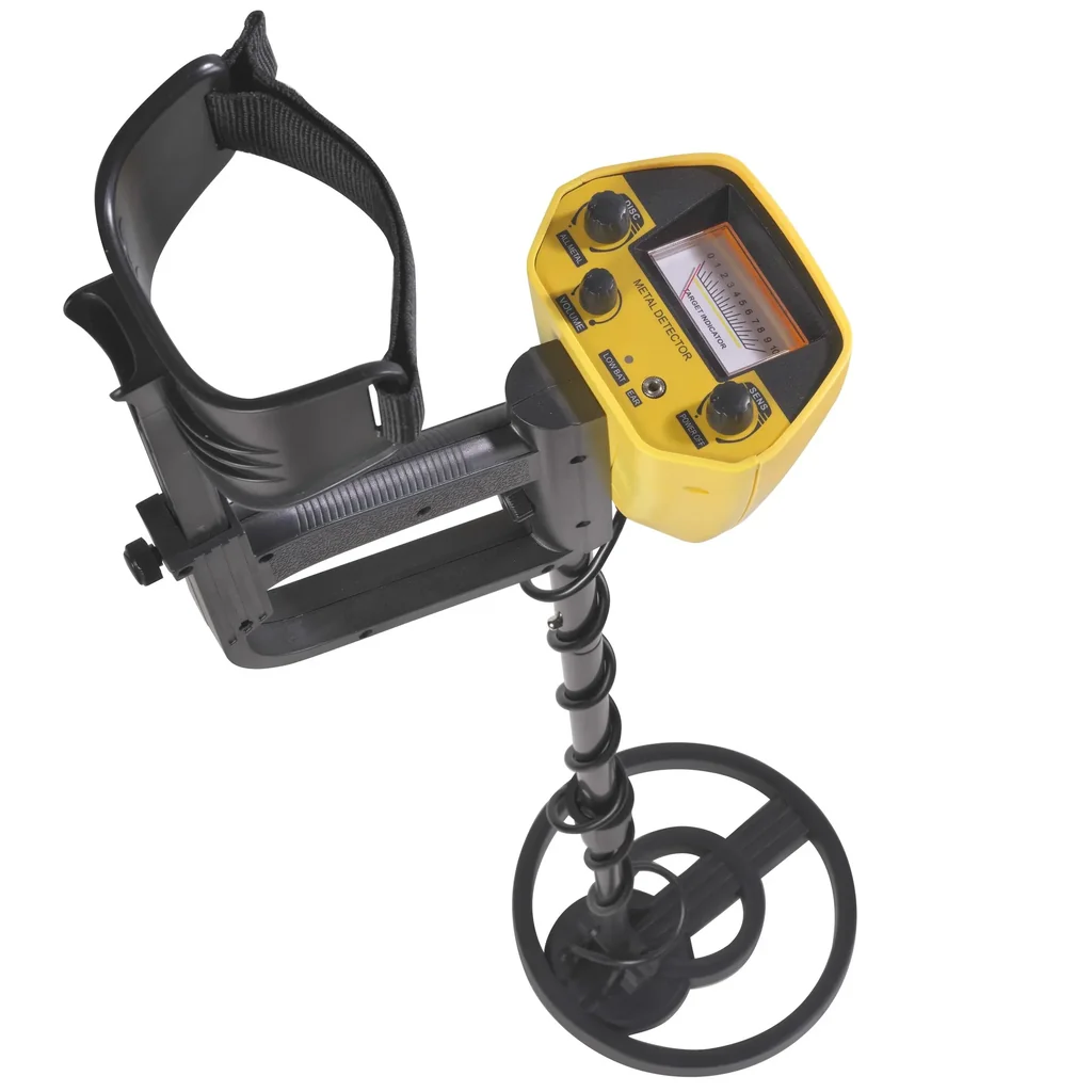 Metalldetektor, Leichtbauweise, 20 cm Suchspule, optische und akustische Anzeige