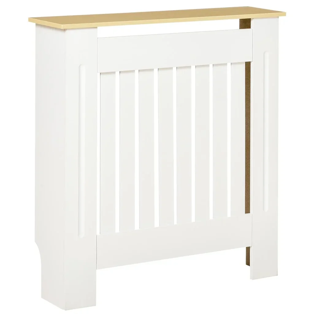 Heizkörperverkleidung Heizkörperabdeckung Heizkörper Radiator Cover Abdeckung Abnehmbar MDF Spanplatte Weiß+Eiche