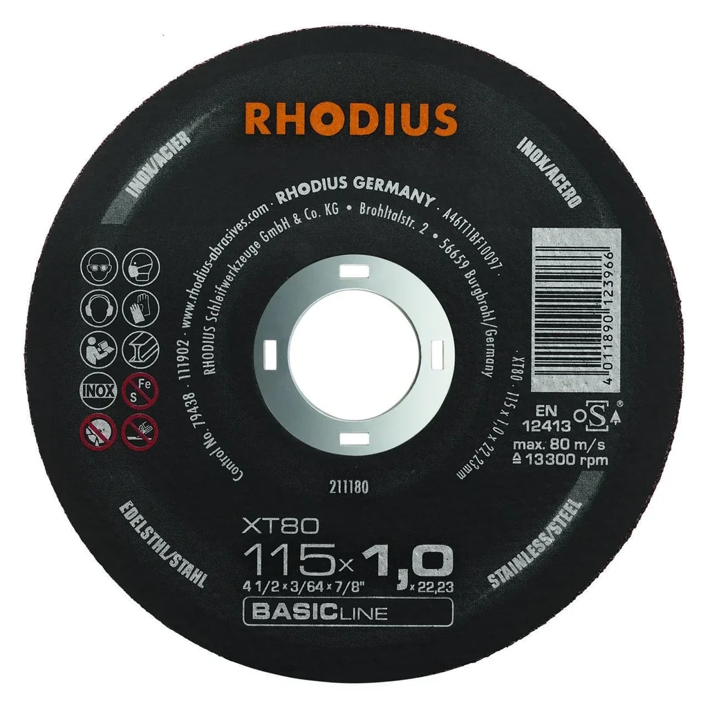INOX Trennscheiben XT80, 115 x 1 x 22,23 mm, 50 Stück