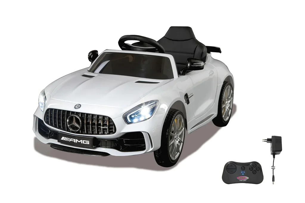 Ride-on Mercedes-Benz AMG GT R für Kinder, 2,4 GHz, 12 Volt, Weiß