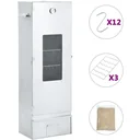 BBQ-Smoker mit 1 kg Holzchips 44,5x29x124 cm