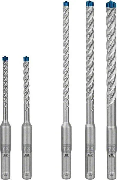 SDS plus-7X 5-teiliges Hammerbohrer- Set EXPERT