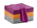 Mikrofasertücher-Set, 3 Farben im Set, 30 x 30 cm, 10-teilig