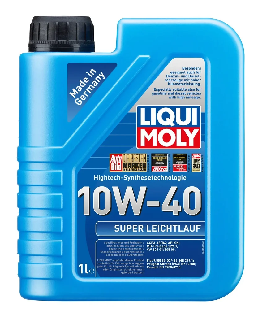 Synthese-Technologie-Leichtlaufmotorenöl Super Leichtlauf 10W-40, 1 Liter