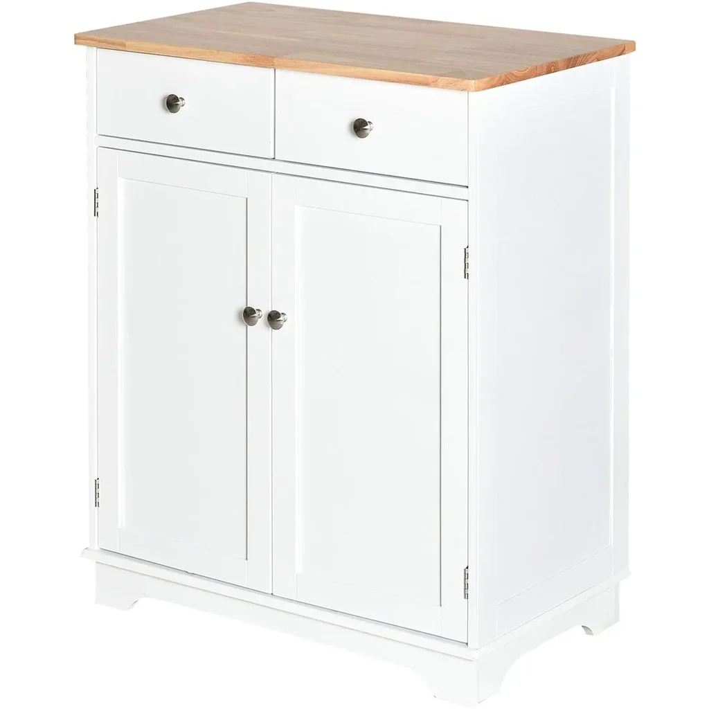 Schrank mit 2 Schubladen, weiß