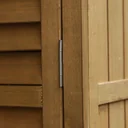 Gartenschrank mit Lamellentüren