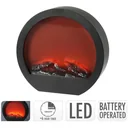 Kamin mit LED - inkl. Zeitschaltuhr - 34,5 x 33