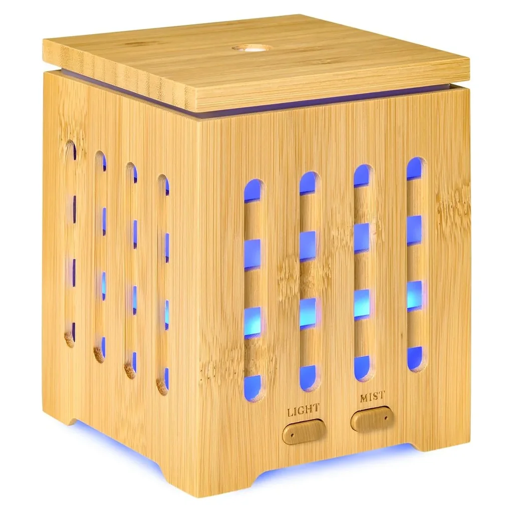 Aroma Diffuser Luftbefeuchter für ätherische Öle 7 Farben LED 2 Sprühnebel-Modi wasserlose automatische Abschaltung 200