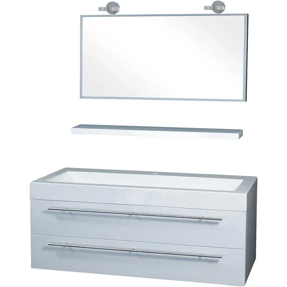 Badezimmermöbel Force 125 cm - Weiss