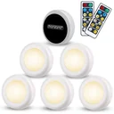 LED-Lampe 6er-Set Skab White mit Fernbedienung