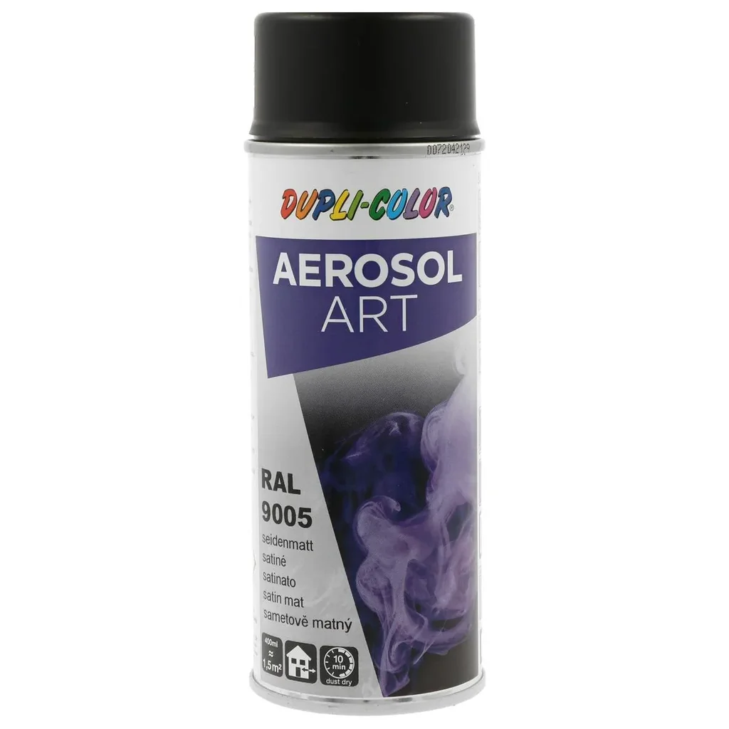Sprühdose "Aerosol Art", RAL 9005, Tiefschwarz, seidenmatt, 400 ml