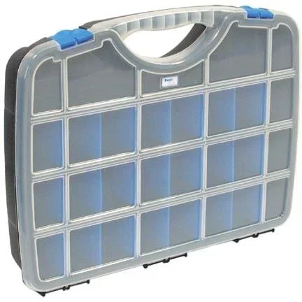 TAYG Sortierbox - 388 x 290 x 61 mm - Mit 21 herausnehmbaren Fächern