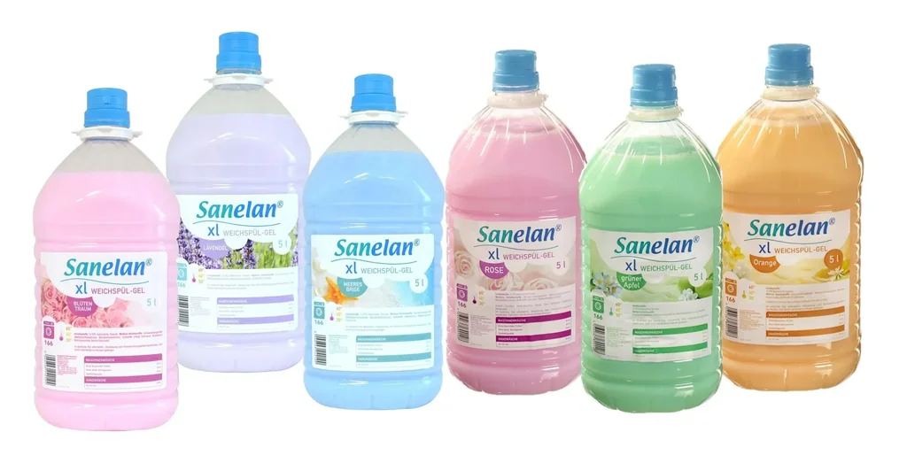 Weichspülgel Lavendel, 5 l inklusive Dosierbecher und Auslaufhahn