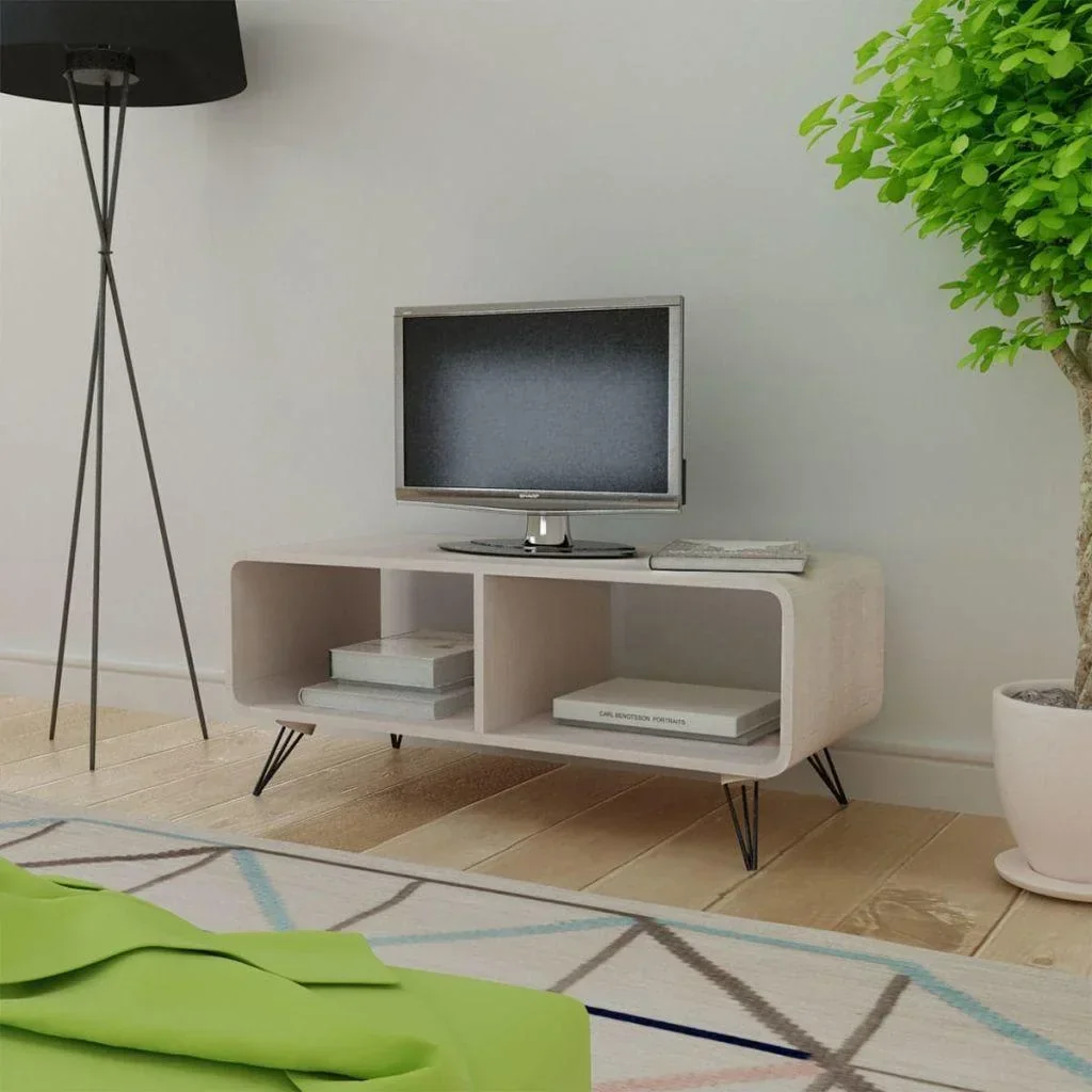 TV-Schrank 90x39x38,5 Holz grau