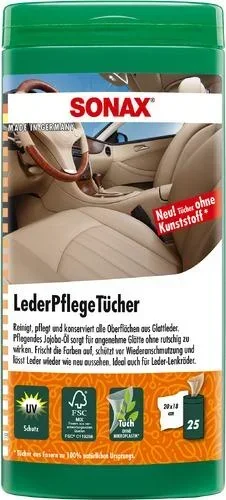 Lederpflegetücher Box 25 Stück