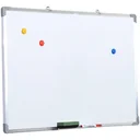 Whiteboard Magnettafel mit Alurahmen mit Zubehör 90x60cm